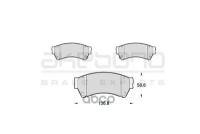 Колодки Тормозные Перед Mazda 6 Gh 07-12 Akebono арт. AN-759WK