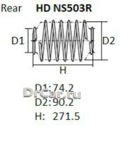 NHK Пружина подвески усиленная NHK HEAVY DUTY HD