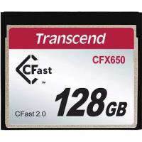 Флеш-накопитель Transcend Карта памяти Transcend CFX650 128Gb CFast 2.0 Скорость чтениязаписи 510370 МБс