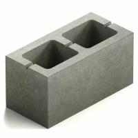 Блок бетонный 390х160х190 пустотелый