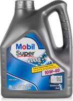 Моторное масло Mobil Super 2000 X1 10W-40 полусинтетическое 4 л