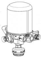 Осушитель воздуха пневматическая система Wabco 4324251010 Daf: 0882965 0883259 882965. Scania: 1932701. Volvo: 20466522