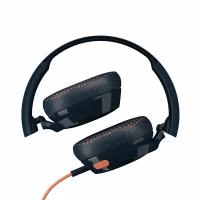 Наушники проводные Skullcandy RIFF ON-EAR W/TAP TECH, черно-коралловые в крапинку