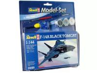 Авиация Revell 64029 Revell Подарочный набор. Истребитель-перехватчик F-14A Black Tomcat (1:144)