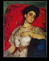 Репродукция "Серов - Портрет Марии Акимовой. 1908"