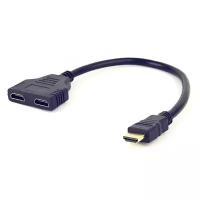 Разветвитель HDMI (сплиттер) 1 вход 2 выхода, 30 см