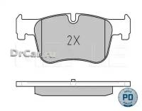 MEYLE Колодки торм.пер. WVA 25506 18.2mm /PLATINUM PAD/