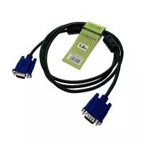 Кабель SVGA 15pin male - 15pin male 1,8м с ферритовыми фильтрами