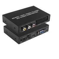 Конвертер SCART (Скарт) + RCA + VGA в HDMI