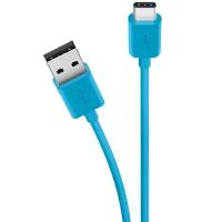 Кабель USB Type-C Belkin USB-C папа/USB-A папа 1,8м Blue