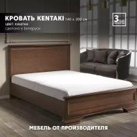 Кровать Kentaki S320-LOZ140х200 (Каштан) Black Red White