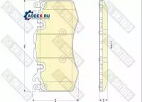 GIRLING 6118349 Колодки тормозные LAND ROVER DISCOVERY/RANGE ROVER/SPORT 3.0/5.0 09- передние 6118349