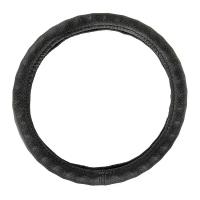 Оплетка на рулевое колесо FORMA каркасная рифленая перфорированная черная