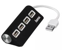 USB-концентратор HAMA Hub (00012177) (4xUSB 2.0, пассивный)