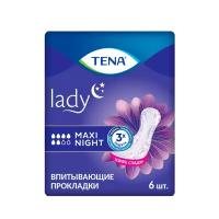 Прокладки Tena Lady Maxi Night 6 капель