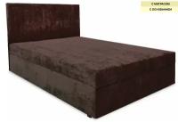 Кровать с матрасом атланта коричневая 140 ( оплата при доставке )