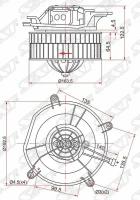 Мотор Отопителя Салона Mercedes E-Class W211 02-09/Cls-Class C219 04-10 Sat арт. ST-A2118300908