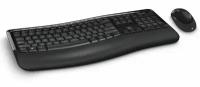 Клавиатура + мышь Microsoft Wireless Comfort Desktop 5050 с шифрованием, Black