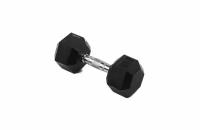 Гантель гексагональная обрезиненная Lite Weights 3179LW, 3кг