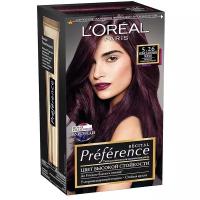 Краска для волос Loreal "Preference" 5.26 Изысканный бордо