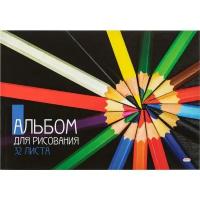 Альбом для рисования Проф-пресс Цветные карандаши А4 32 листа