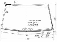 Стекло Лобовое С Обогревом Щеток Toyota Mark Ii / Mark Ii Blit #X110 4/5D 00-07 XYG арт. ZX110-R-H LFW/H/X