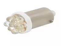 Лампа светодиод 12V Т8,5 (T4W) SKYWAY c цоколем ВА9S,7LED диодов, белая 1-конт.(S08201232)