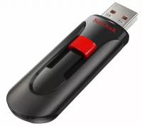 USB Флеш-накопитель SanDisk 16 ГБ, красный, черный