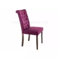 Стул Amelia dark walnut / fabric purple