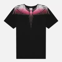 Мужская футболка Marcelo Burlon Wings Regular чёрный, Размер XL