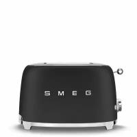 Тостер на 2 ломтика "Smeg" черный, матовый