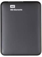 Внешний жесткий диск 2TB Western Digital WDBU6Y0020BBK-WESN Elements, 2.5", USB 3.0, Черный