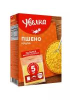 Упаковка 6 штук Пшено шлифованное Увелка 400г (5 х 80г)(30 пакетиков)