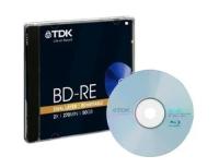 TDK Диск BD-RE TDK 2X 25Gb 1шт в коробочке Jewel t19798