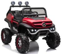 Детский электромобиль Mercedes-Benz Unimog Mini (P777BP) вишневый глянец