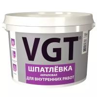 Шпатлевка акриловая для внутренних работ VGT (18кг)