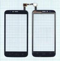 Сенсорное стекло (тачскрин) для Huawei Ascend Y625 черное