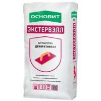 Штукатурка декоративная Основит Экстервэлл Короед 2,5 серая 25 кг