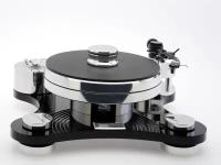 Виниловый проигрыватель Transrotor ZET 1 Black (Черный) с тонармом Rega RB 330, MM головкой Transrotor Uccello, стандартным блоком питания и прижимным диском