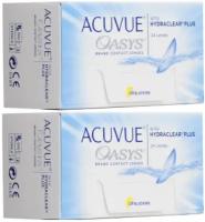 ACUVUE Oasys -1.25 / 14 / 8.4, 48 штук (2 упаковки по 24 линзы) контактные двухнедельные. ACUVUE Oasys with Hydraclear Plus (Акувью Оазис)