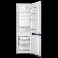 Встраиваемый комбинированный холодильник, Белый Smeg C8173N1F