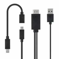 Адаптер кабель MHL - HDMI набор для подключения смартфона к монитору