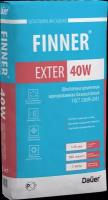 Шпаклёвка сухая Dauer FINNER® EXTER 40 W Шпатлевка цементная армированная базовая белая 25 кг, ГОСТ 33699-2015