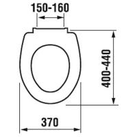 Сиденье для унитаза JIKA ZETA 8932720000631, с крышкой