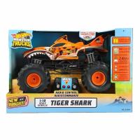 Hot Wheels Машинка РУ 1:10 Monster Truck Tiger Shark, 61050