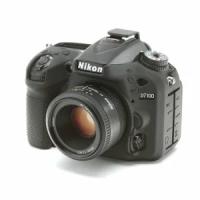 Силиконовый противоударный чехол для фотоаппарата Nikon D750 черный