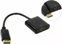 Кабель-адаптер DisplayPort(m)-HDMI(F), ORIENT, 0.2m, черный (C306)