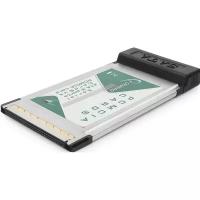 Адаптер CardBus PCMCIA на 2 SATA Gembird PCMCIA-SATA2