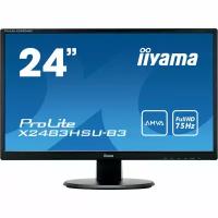 Монитор ЖК Iiyama ProLite X2483HSU-B3-B2 23.6" black 4ms HDMI, DisplayPort, VGA