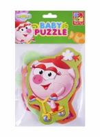 Игровой набор, ТМ Vladi Toys, Мягкие пазлы Baby puzzle Смешарики Нюша, Бараш, Лосяш, Копатыч